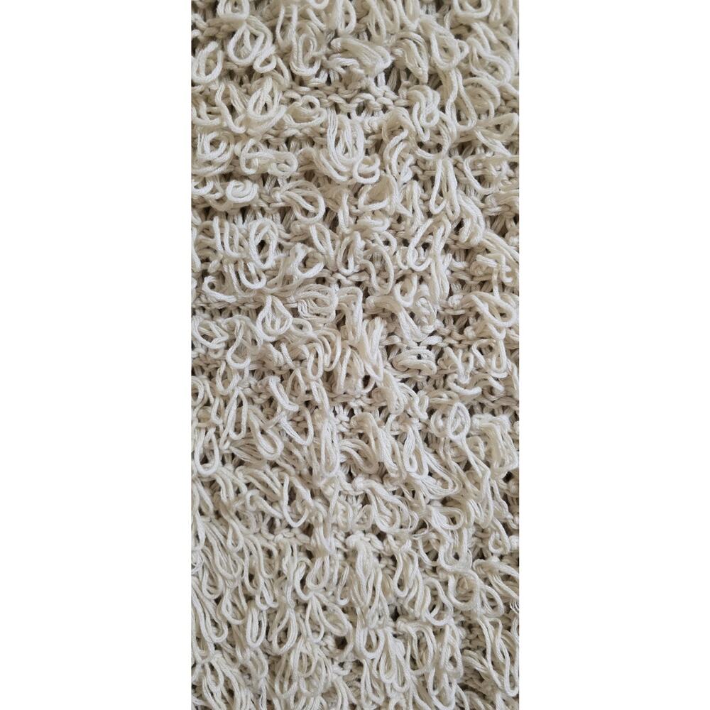 NWT Katsumi Abstract Statement Loop Knit Open Long Vest Size M/L Beige - Picture 4 of 7